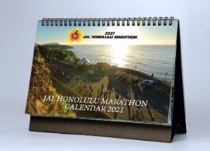 ホノルルマラソンオリジナル 2021卓上カレンダー