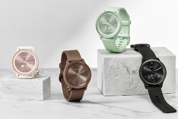 アナログ時計の魅力とスマートな利便性をもつガーミンのスマートウォッチ「vivomove Sport」が、2月3日に発売