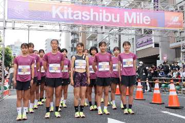 田中希実がジュニアアスリートの未来を応援する1マイルレース「NOZOMIRAI MILE」で渋谷の街を駆け抜ける