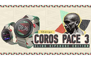 エリウド・キプチョゲへの敬意を表すデザインを採用したウォッチ「COROS PACE 3 Eliud Kipchoge Edition」が 11月21日より限定発売