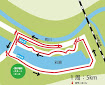第2回UP RUN彩湖マラソン大会 コースマップ