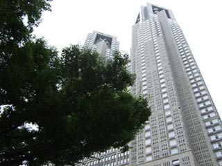 新宿都庁のすぐそばの新宿中央公園