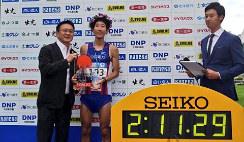 北海道マラソン2018 岡本直己 選手
