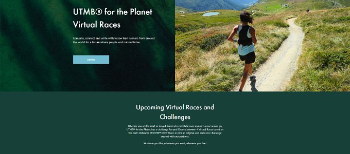 UTMB® for the Planet Virtual Races