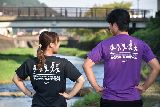 いびがわマラソン2020 オンライントレーニング 参加賞のTシャツ