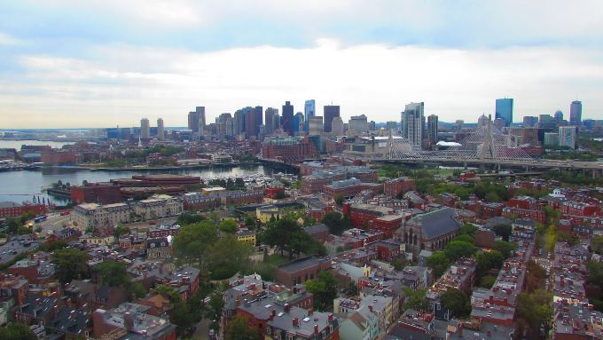 ボストン市街地の風景