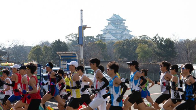 大阪マラソン2022 寝屋川橋付近の画像