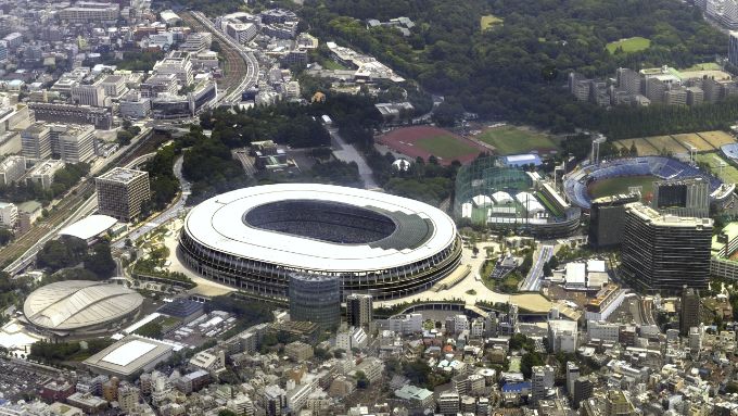 東京レガシーハーフマラソン2022の発着点 国立競技場の画像