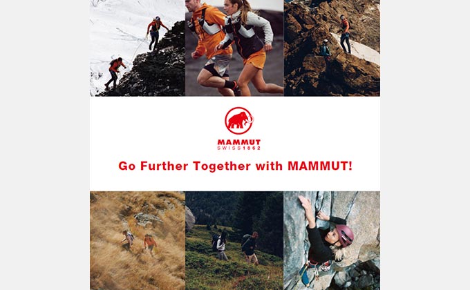 Go Further Together with MAMMUT! バナー画像