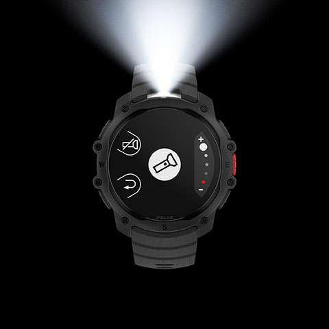 POLAR Street X LEDフラッシュライト搭載