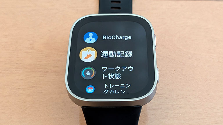 Amazfit Bip Maxのアイコン表示