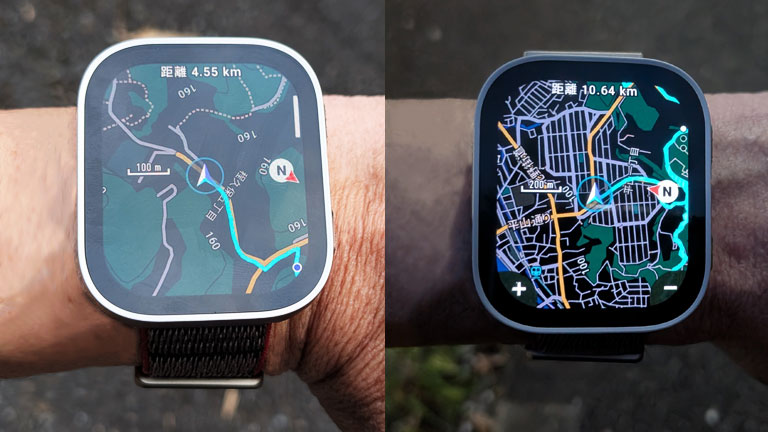 Amazfit Bip Max オフラインマップ画像