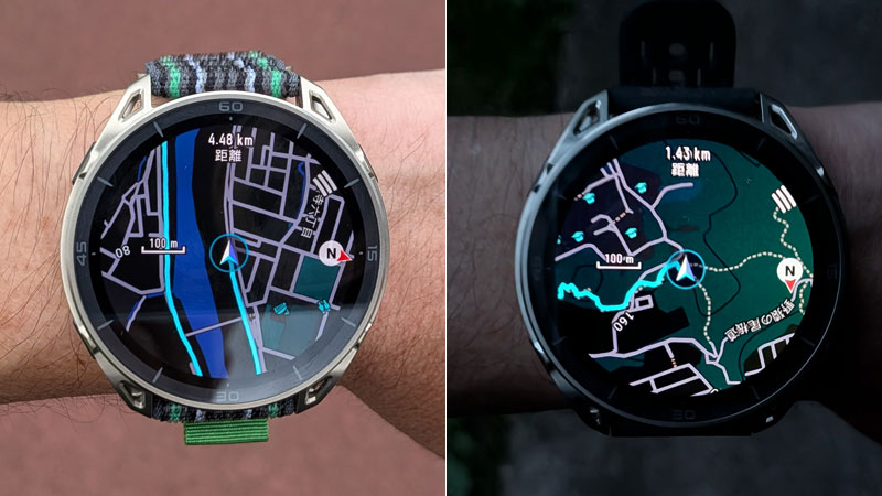 Amazfit Cheetah 2 Ultra の計測画面