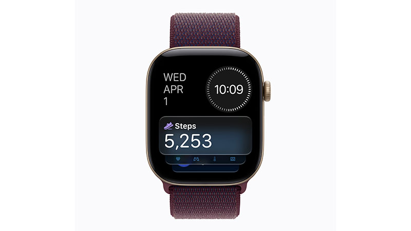 Apple Watch Series 12 歩数計モデル画面