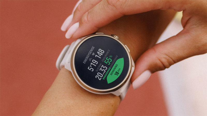 ランニング中にデータを確認するSuunto Run 2の画面