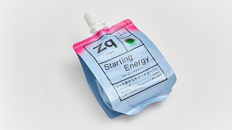 Zq スターティングエナジーのパウチゼリー飲料