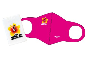 JALホノルルマラソンオリジナルの「ミズノマウスカバー＆カード型除菌スプレー」が 11月6日（金）から発売