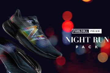 ニューバランスが夜の街をモチーフにデザインした「NIGHT RUN PACK」を発売し、購入者限定キャンペーンを実施