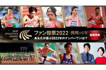 日本陸上競技連盟が陸上ファンによる「JAAFファン投票2022」の結果を発表