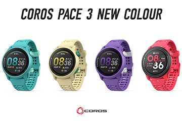 カロスが超軽量の GPSウォッチ「COROS PACE 3」にカラフルで洗練された新色を追加